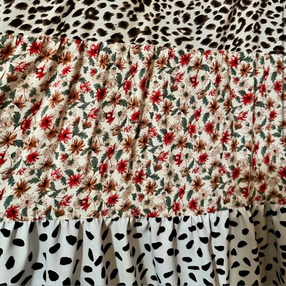Umgee Mixed Floral & Animal Print Dress - Picture 3 of 6
